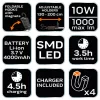 NEO TOOLS Akkus műhely-vizsgálólámpa motortérbe, tölthető, SMD LED, 1000lum, 10W 99-048