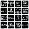 NEO TOOLS Reflektor 230V/30W, 2400lum, SMD led 2 év garanciával 99-052