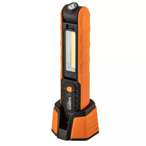 NEO TOOLS Akkus műhely-vizsgálólámpa, tölthető, 500lum COB LED 99-065
