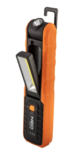 NEO TOOLS Akkus műhely-vizsgálólámpa, tölthető, 500lum COB LED 99-065