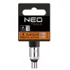 NEO TOOLS Dugókulcs 4mm, 1/4", 6 pontos, SUPERLOCK 25 év garanciával 08-220