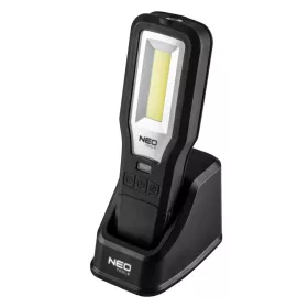   NEO TOOLS Akkus műhely-vizsgálólámpa, tölthető, 550lum COB LED, 10W 99-071