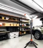 NEO TOOLS Állványos reflektor, 2x4300 lum LED fényforrás, 360fokban elforgatható 2 év garanciával 99-099