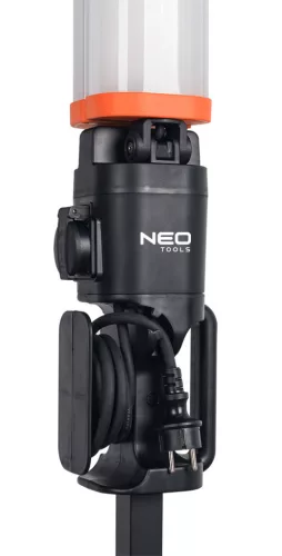 NEO TOOLS Állványos reflektor, 2x4300 lum LED fényforrás, 360fokban elforgatható 2 év garanciával 99-099