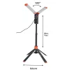 NEO TOOLS Állványos reflektor, 2x4300 lum LED fényforrás, 360fokban elforgatható 2 év garanciával 99-099