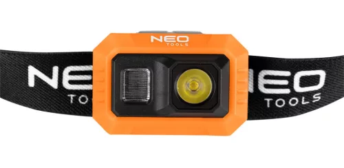NEO TOOLS Fejlámpák kínálódobozban, tölthető, 500 lum fényerő, COB led, Rendelési egység: 12db 99-115