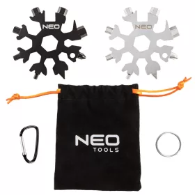   NEO TOOLS Multifunkciós szerszám hópehely 19az1-ben, 2db GD015