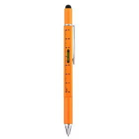   NEO TOOLS Fém golyóstoll, 5az1-ben, mérőléc, golyóstoll, vízmérték, érintőceruza, csavarhúzó GD024