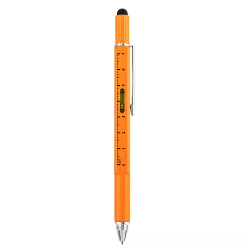 NEO TOOLS Fém golyóstoll, 5az1-ben, mérőléc, golyóstoll, vízmérték, érintőceruza, csavarhúzó GD024