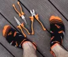 NEO TOOLS Munkazokni, 80% pamut, szerszám mintás 39-42, narancs/fekete, Neo GD030