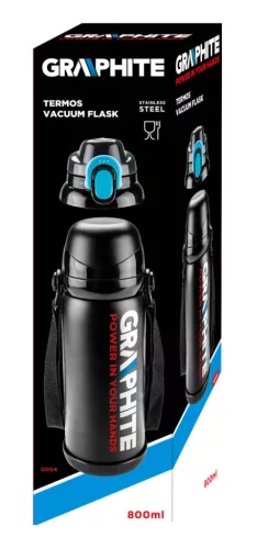 GRAPHITE Profi, adagolós termosz, 800ml GD04