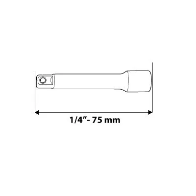 NEO TOOLS TOLDÓSZÁR 75mm, 1/4" 25 év garanciával 08-252
