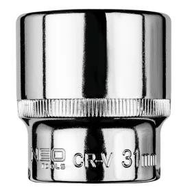   NEO TOOLS Dugókulcs 31mm, 1/2", hatlapú 25 év garanciával 08-431