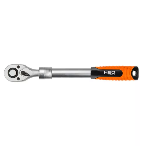 NEO TOOLS Racsnis kulcs 1/4" TELESZKÓPOS 150-200mm 25 év garanciával 08-502