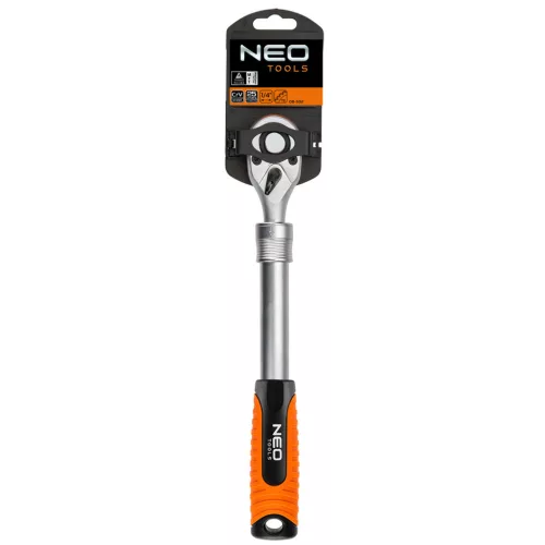 NEO TOOLS Racsnis kulcs 1/4" TELESZKÓPOS 150-200mm 25 év garanciával 08-502