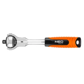   NEO TOOLS Racsnis kulcs 3/8", forgófejes 360°, 72 fog 25 év garanciával 08-543