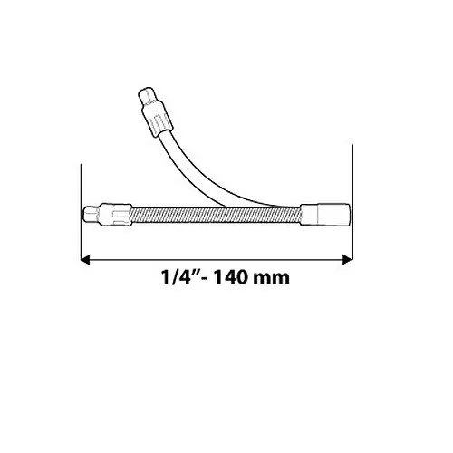 NEO TOOLS TOLDÓSZÁR 1/4", 140mm, FLEXIBILIS 08-557