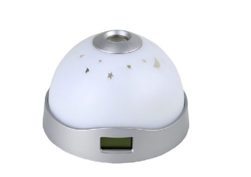 Csillag projektoros óra lámpa gyerekeknek, kivetítős óra asztali óra hangulatlámpa