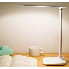   Állítható fényerejű asztali LED lámpa hálózati adapterrel