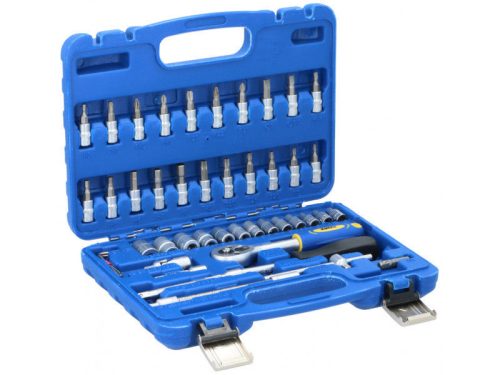 46 db-os racsnis dugókulcskészlet