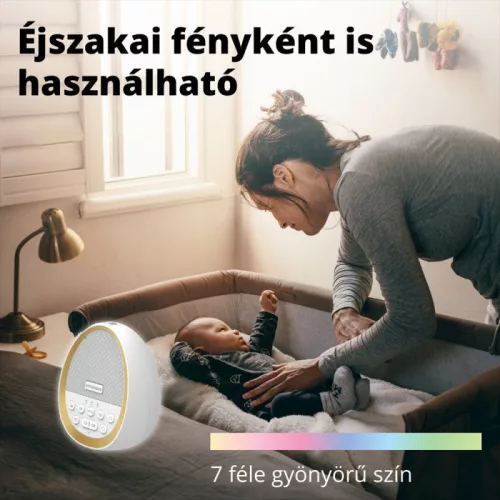 Nature&Relax hang- és dallamterápiás készülék (fehér zaj)
