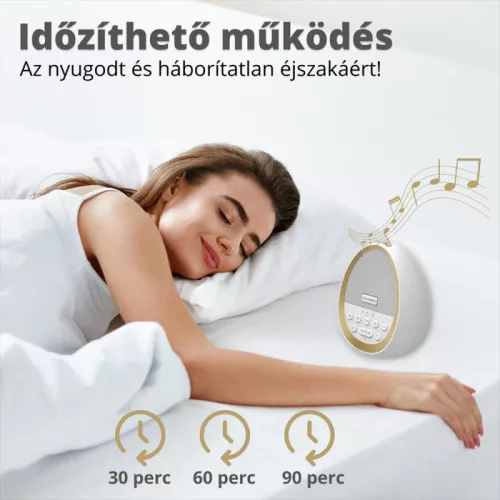 Nature&Relax hang- és dallamterápiás készülék (fehér zaj)