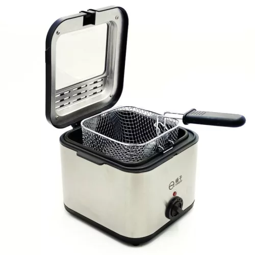 Mini olajsütő fritőz 2,5 liter kapacitással