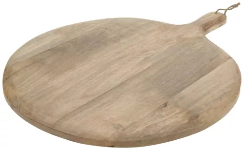 Tálaló fából, kerek