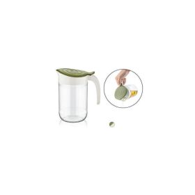 Olaj-Ecet kiöntő zöld-fehér fedővel, 660 ml