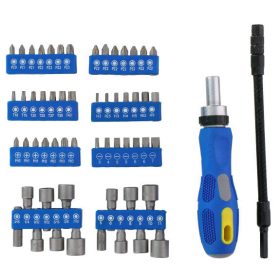 Csavarhúzó készlet 58 db-os (racsnis)