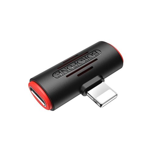 BOROFONE Lightning elosztó adapter Apple készülékekhez