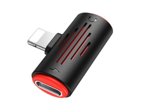 BOROFONE Lightning elosztó adapter Apple készülékekhez
