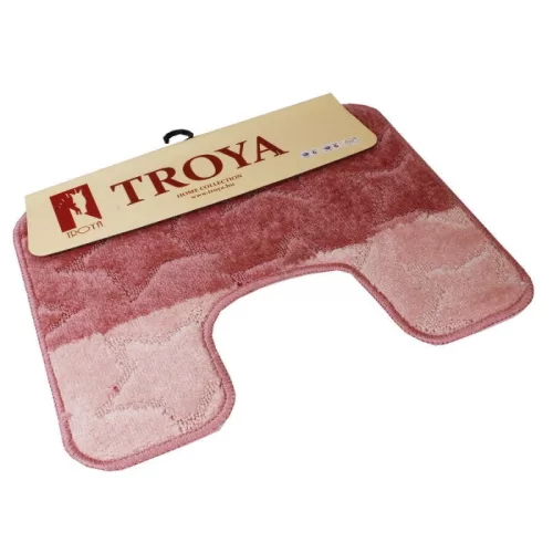 Troya téglavörös fürdőszobaszőnyeg
