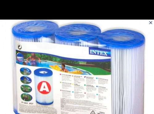 INTEX A tipusú szűrő patron, hármas csomag