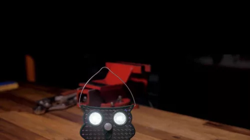 Genius Ideas - Univerzális bagoly alakú napelemes riasztó