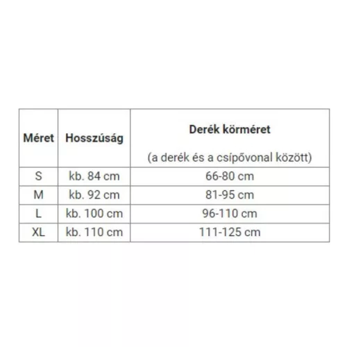 VivaFit OrtoCare elasztikus derékszorító merevítéssel