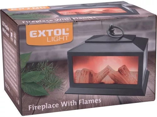 Extol Light Láng hatású dekorációs elem