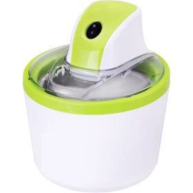   Royalty Line fagylaltgép, fagyi, sorbet készítő,fehér-neonzöld, 12W, ICM-20101