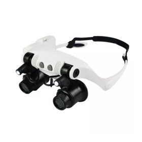   Nagyítós szemüveg LED világítással javításhoz, kozmetikai kezelésekhez