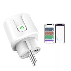   Fogyasztásmérő wifis okoskonnektor, telefonról vezérelhető, időzíthető, 16 A