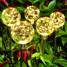   Leszúrható napelemes LED kerti világítás 1 db, hidegfehér, 70 cm magas