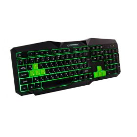   Esperanza vezetékes Gaming Világító USB billentyűzet zöld 