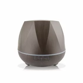   Fa hatású, hexagon alakú, távirányítós aromaterápiás diffúzor, ultrahangos párásító, illatosító, 550 ml, sb 