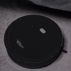   Smart robotporszívó, padlótisztító készülék kiegészítőkkel, fekete