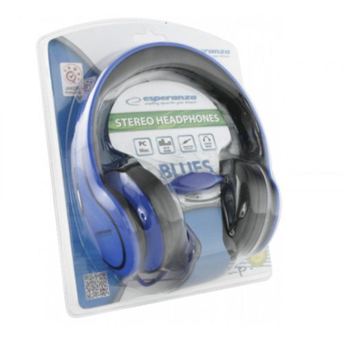 Esperanza sztereó fejhallgató kék
