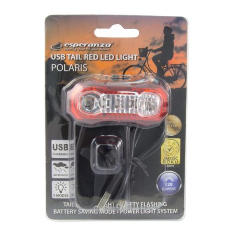 Esperanza Polaris kerékpár hátsó LED világítás 