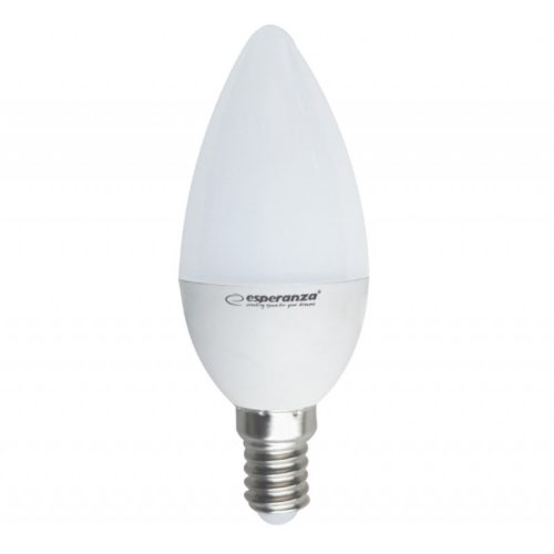 Esperanza LED villanykörte C37 E14 6W 