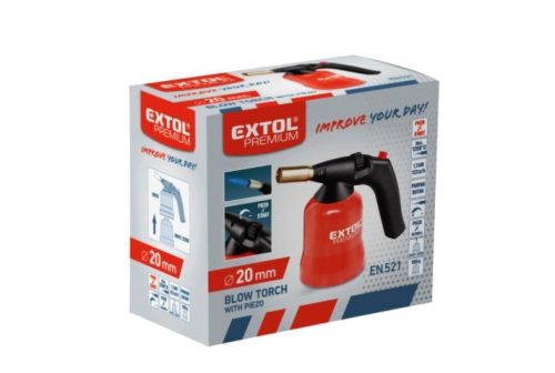 Extol Premium Gázlámpa forrasztáshoz, PB gázhoz