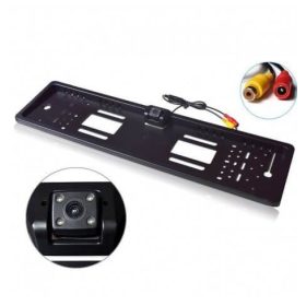 Rendszámtábla keretbe integrált tolatókamera