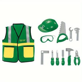   12 darabos Építőipari Szerszámkészlet Biztonsági Felszereléssel